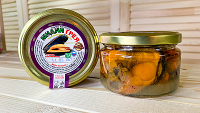 Превью Мидии грея копченые в масле