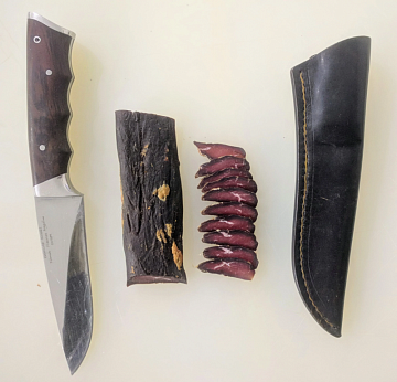 Фото Мясо благородного оленя сырокопченое (Ретивое)