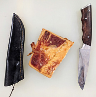 Сало кабана подкопченое