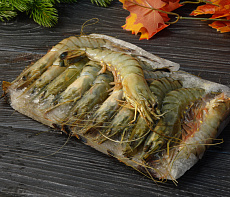 Креветка черная тигровая с головой (16-20)